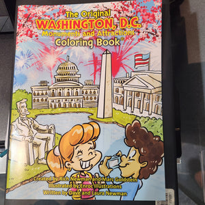 Washington D.C Monuments and Attractions Coloring Book