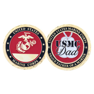 USMC Dad Coin (B)