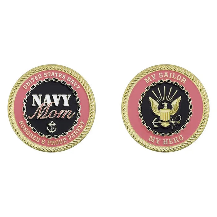 Navy Honored Proud Mom Challenge Coin – The United States Navy Memorial ...