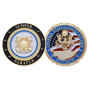 USCG Retired Coin