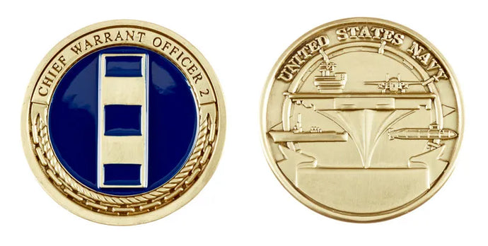 Navy Warrant Officer 2 Coin