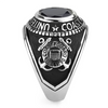 Unisex  Coast Guard Sapphire Ring