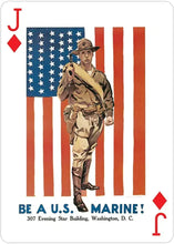USA Posters of World Wars I and II Poker Deck