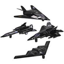 5" Diecast Pull Back Stealth Plane