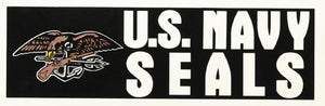 Navy Seal  with Trident Bumper Sticker