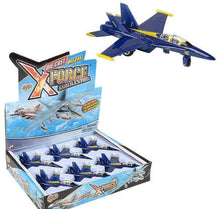 6.5" DIE-CAST PULL BACK F-18 BLUE ANGEL LLB Car Toys