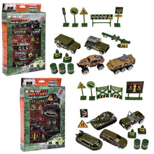 15Pc Diecast Military Play Set