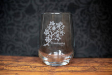 Washington DC Cherry Blossom Etched Drinkware Barware