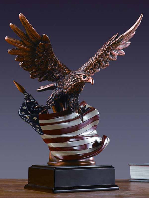 Eagle Statue w/ Flag #51138