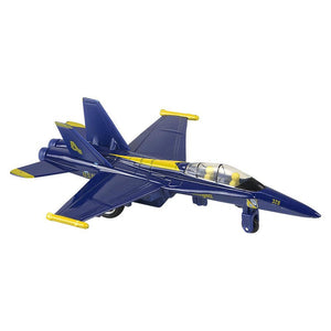 F-18 Blue Angels 6.5" Diecast Pull Back Toy