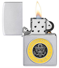 U.S. Army Satin Chrome Zippo Lighter