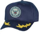 U.S. Navy Crest w/ Eggs on Bill Ball Cap
