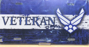 U.S. Air Force Veteran Full Color License Plate