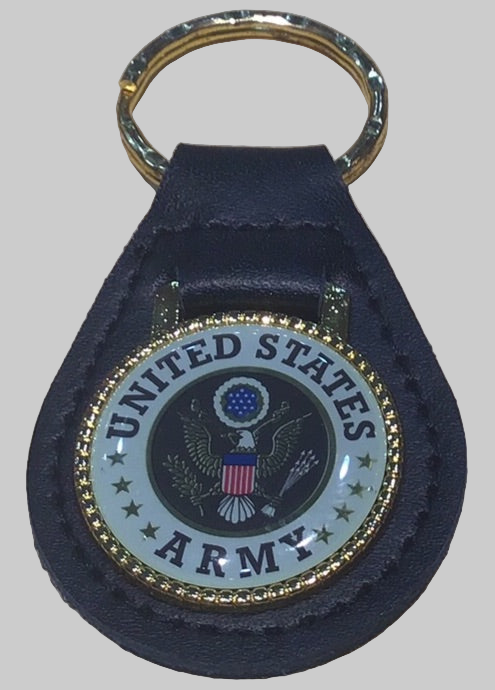 U.S. Army Leather Key Fob