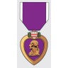 Purple Heart Decal
