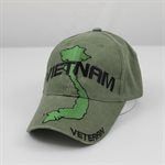 Vietnam Veteran w/ Map Ball Cap