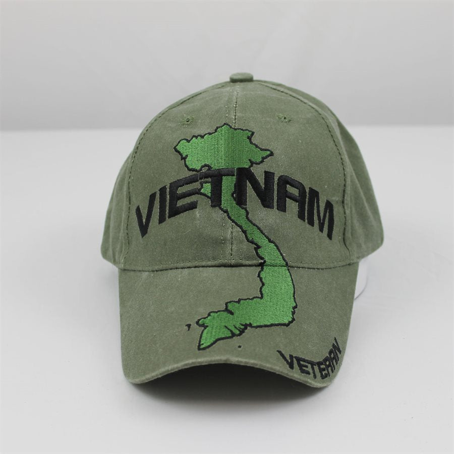 Vietnam Veteran w/ Map Ball Cap