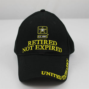 Army Veteran “Retired Not Expired” Ball Cap