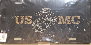 USMC w/EGA Full Color License Plate