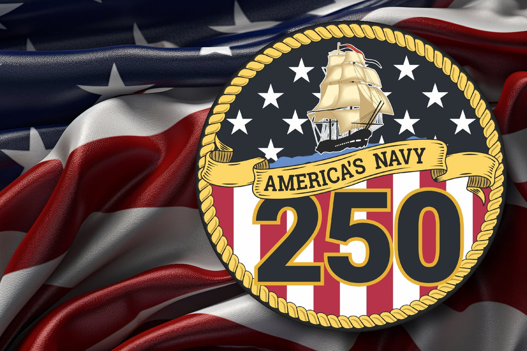 U.S. America's Navy 250th Anniversary Magnet