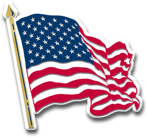 Waving USA FLAG MAGNET