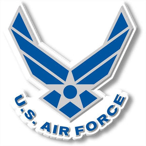 Airforce Wings and Star Logo Magnet