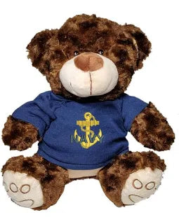 10” US Navy Plush Bear - Brown