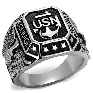 Honor and Courage Navy Ring