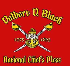 Delbert D. Black, National Chief Mess ,Washington D.C Custom T-shirt  "Compass Tribal"