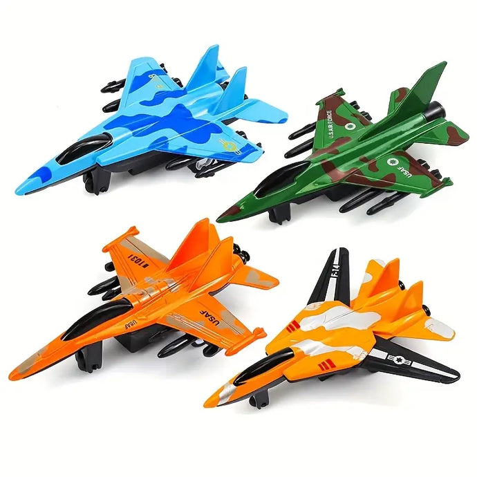 Toy Fighter Jets w/ Pull Back Action