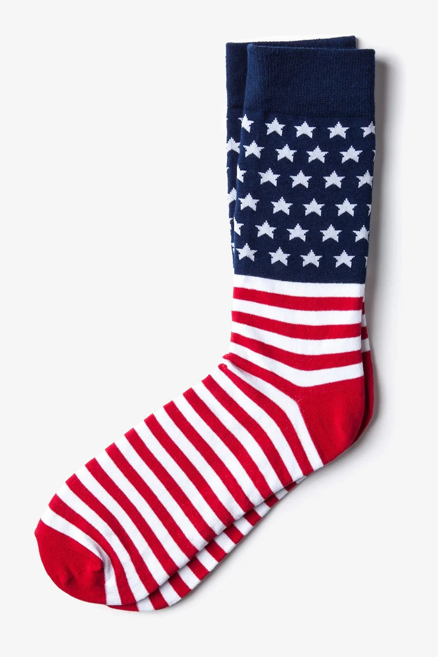 American Flag Sock