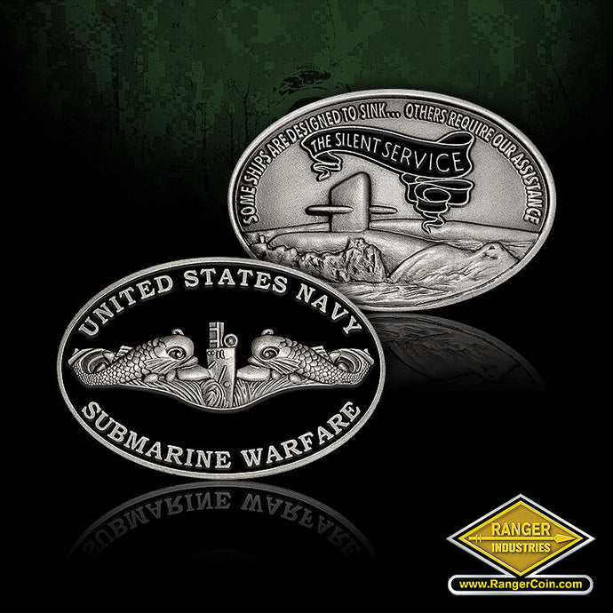 U.S. Navy Submarine Warfare Coin-Enlisted
