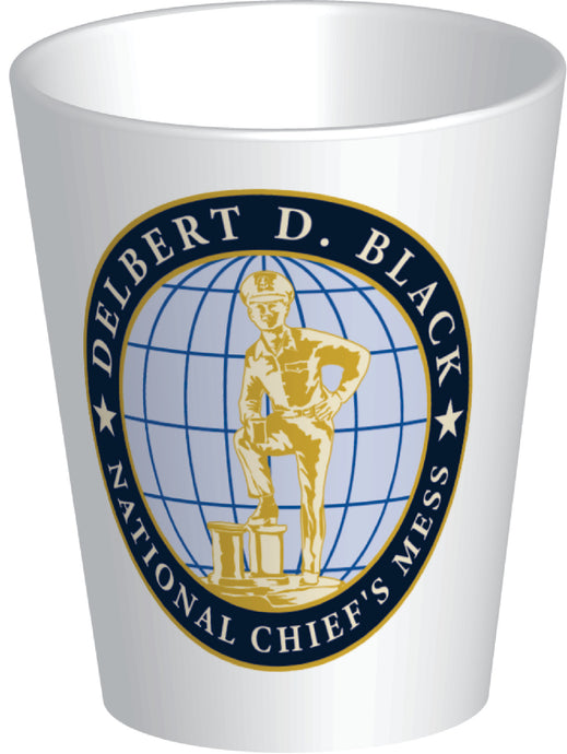 Delbert D. Black National Chief’s Mess Ceramic Shot Glass