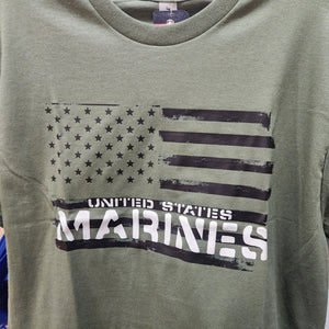 MARINE CORPS AMERICAN FLAG UNISEX TSHIRT