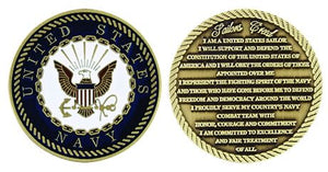 USN Sailor Creed Coin