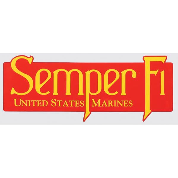 Semper Fi United States Marines Decal