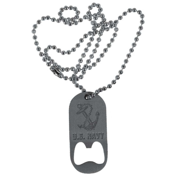 USN Dogtag Bottle Opener