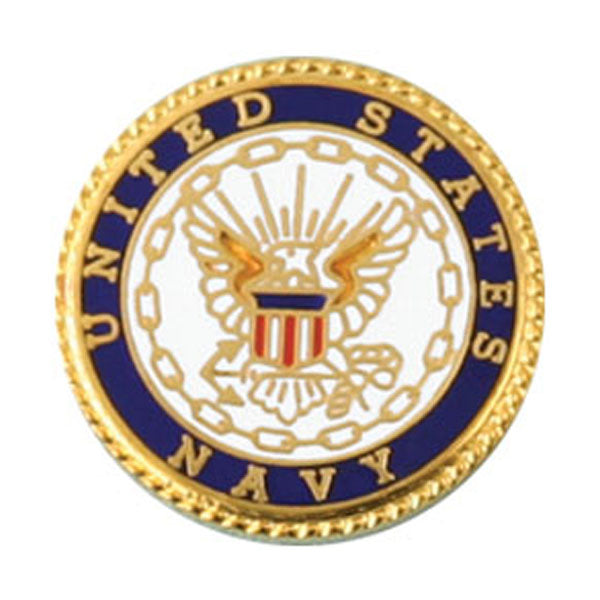 US Navy Round Lapel Pin