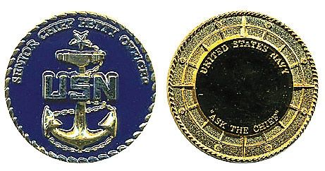 Rank, Navy Senior Chief Petty Officer Coin