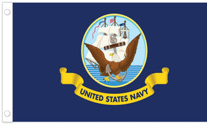 3' x 5' Nylon US Navy Flag Flown Over the Navy Memorial