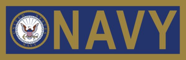 Navy with Crest Logo Decal