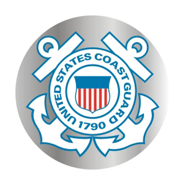 Coast Guard Rainbow Holographic Decal