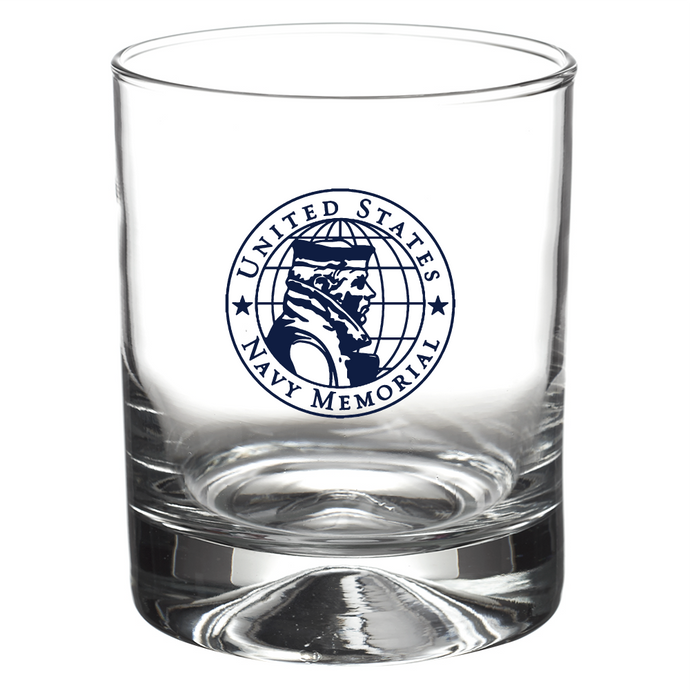U.S. Navy Memorial 11.5oz Rocks Whiskey Glass