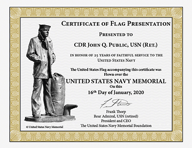 Flag Certificate