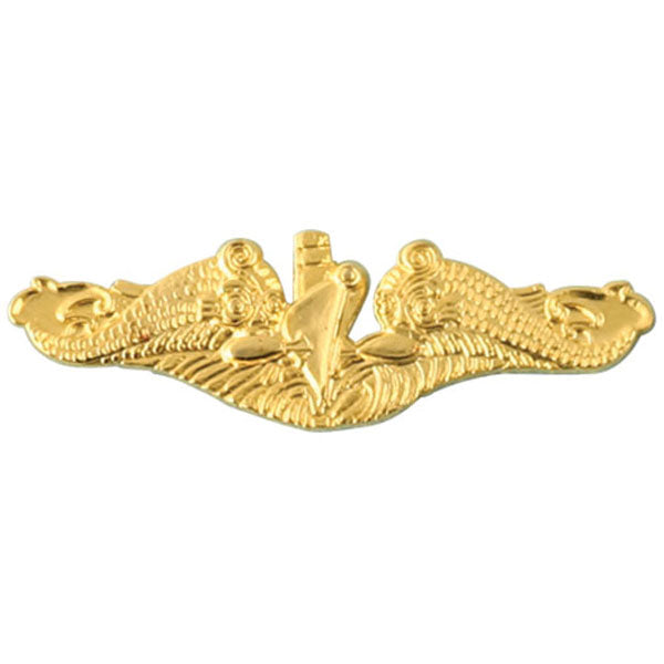 Gold fill Korean war era USN Officer newest submarine dolphins pin