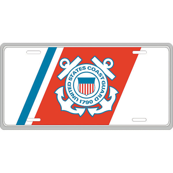 U.S. Coast Guard License Plate