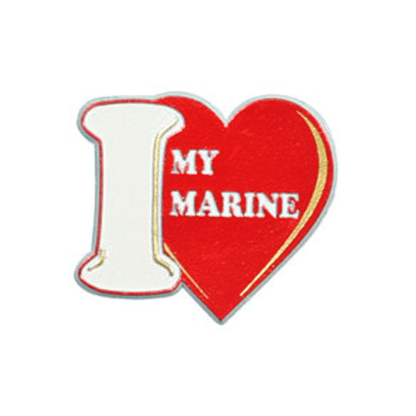 I Love My Marine Small Magnet
