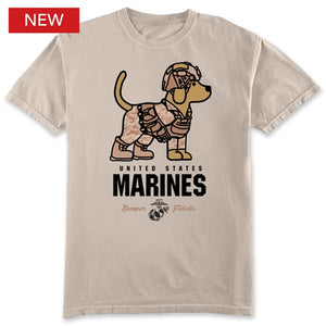 Marine Pup Adult T-Shirt