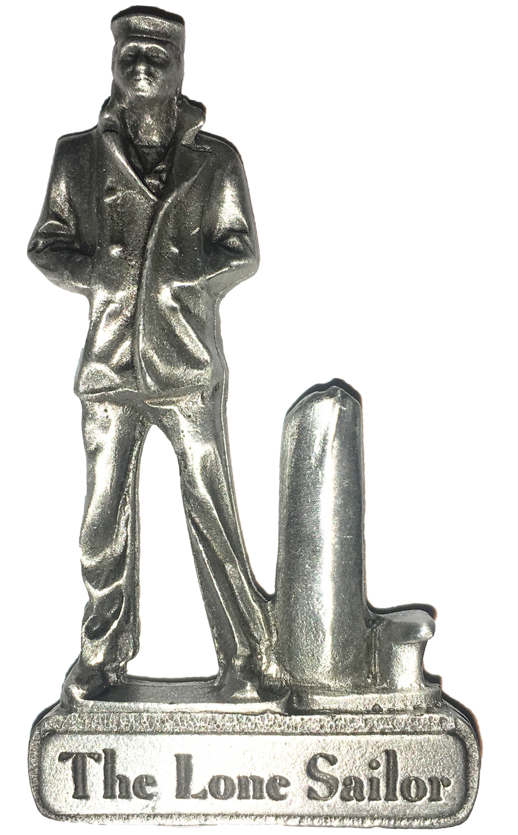 The Lone Sailor Pewter Magnet