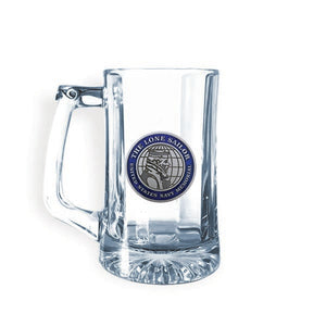 Navy Memorial Seal Glass Distinction Mug